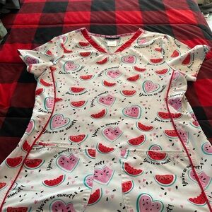 Women's Heart Soul Scrub Top